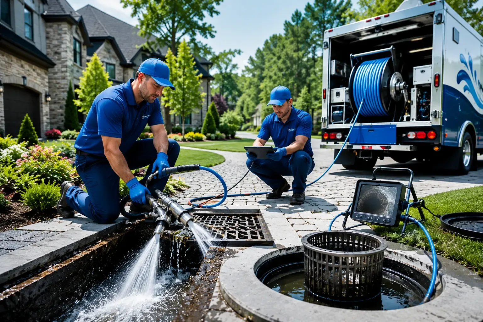 Local outdoor drain cleaning professionals in Chesterville, OH