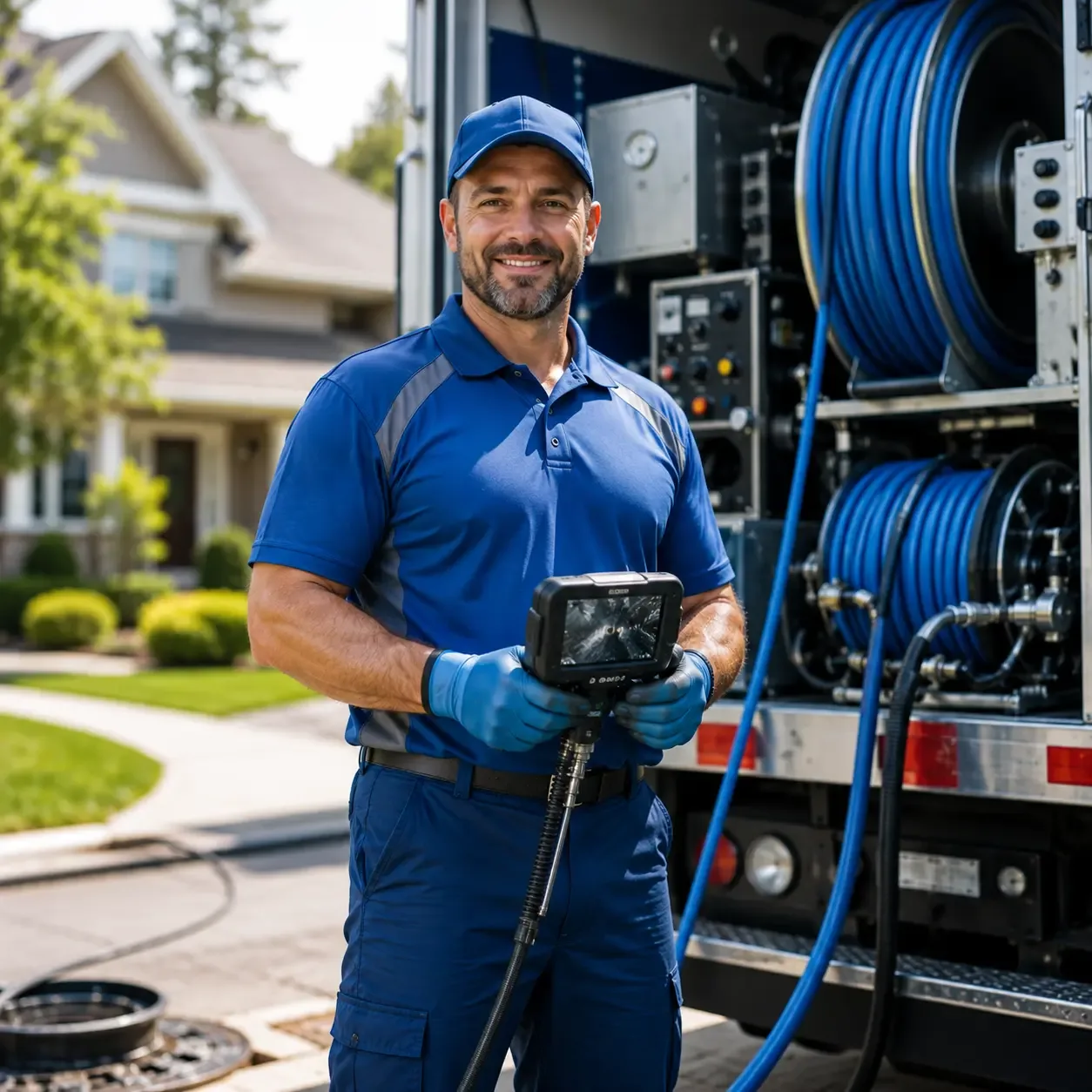 Local outdoor drain cleaning specialists in Chesterville, OH